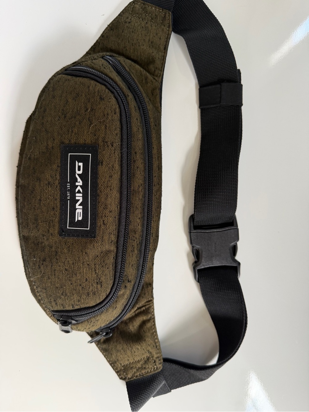 Dakine Olive Green Waist Pack with Black Strap